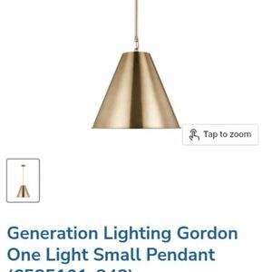 Gold Pendant Light